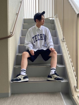 松波 侑亮さん(メンズ・162cm)の夏コーディネート