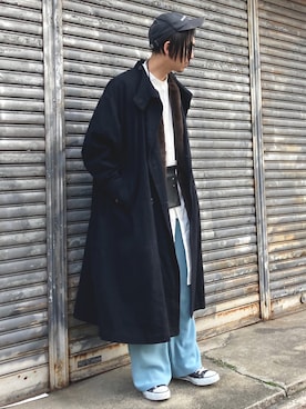 「Lull（ルル）のアイテム」を使った、 松波 侑亮さん（メンズ・164cm）の冬コーディネート