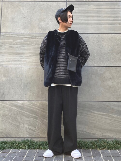 1タックワイドシルエットスラックス SK2050 【MASONPRINCE