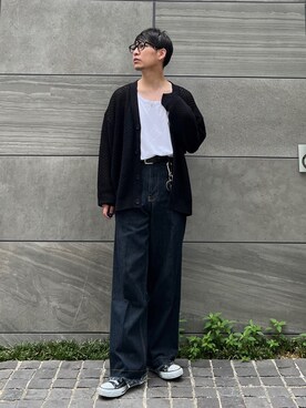 「POLICE（ポリス）の【POLICE】ポリス ＜piccolo collection＞ TOKEN ネックレス（ネックレス）」を使った、 松波 侑亮さん（メンズ・164cm）の夏コーディネート