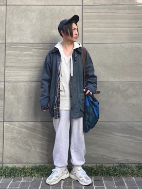 「Lull（ルル）のアイテム」を使った、 松波 侑亮さん（メンズ・164cm）の冬コーディネート