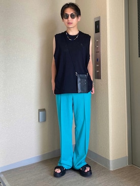  松波 侑亮さん（メンズ・162cm）の夏コーディネート