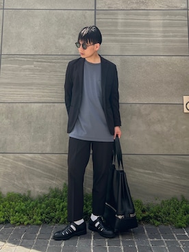  松波 侑亮さん（メンズ・164cm）の春コーディネート