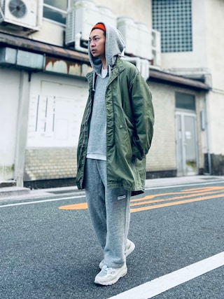 CAHLUMN ウールコットンループバッグスウェットセットアップ XL カウラム 1702521204_320.jpg