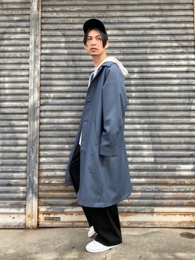 「Lull（ルル）のアイテム」を使った、 松波 侑亮さん（メンズ・164cm）の秋コーディネート