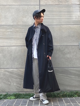 「Lull（ルル）のアイテム」を使った、 松波 侑亮さん（メンズ・164cm）の秋コーディネート