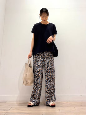 「ストレート×イエベ春」｜「アイテム（アクセサリー）」を使った、amiさん（レディース・160cm）の夏コーディネート