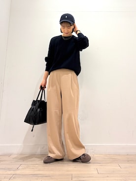 「アイテム（アクセサリー）」を使った、amiさん（レディース・160cm・30代）の秋コーディネート