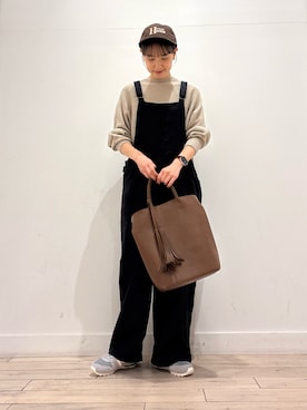 「かぐれ（カグレ）のアイテム」を使った、amiさん（レディース・160cm）の春コーディネート