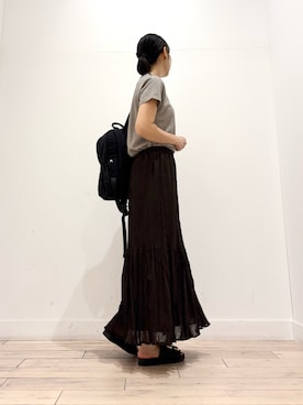 「URBAN RESEARCH Sonny Label（アーバンリサーチサニーレーベル）のアイテム（トップス）」を使った、amiさん（レディース・160cm）の夏コーディネート