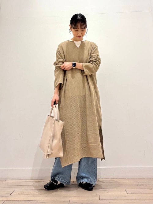 URBAN RESEARCH DOORS メッシュワンピース　ホワイト アーバンリサーチ ドアーズ URBAN RESEARCH DOORS メッシュ