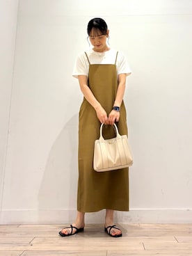 「SMELLY（スメリー）のアイテム」を使った、amiさん（レディース・160cm）の夏コーディネート