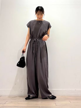 「URBAN RESEARCH DOORS（アーバンリサーチドアーズ）のアイテム（オールインワン・サロペット）」を使った、amiさん（レディース・160cm）の夏コーディネート