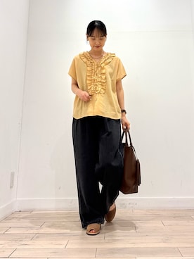 「URBAN RESEARCH DOORS（アーバンリサーチドアーズ）のアイテム（ネックレス）」を使った、amiさん（レディース・160cm）の夏コーディネート