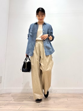 「かぐれ（カグレ）のアイテム」を使った、amiさん（レディース・160cm）の春コーディネート