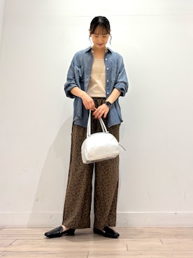 「RODE SKO（ロデスコ）のアイテム」を使った、amiさん（レディース・160cm）の夏コーディネート