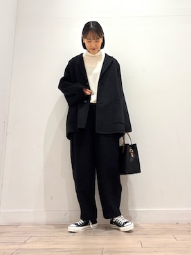 「アイテム（その他アウター）」を使った、amiさん（レディース・160cm・30代）の秋コーディネート