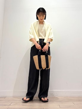「URTECH」｜「アイテム（アクセサリー）」を使った、amiさん（レディース・160cm）の夏コーディネート