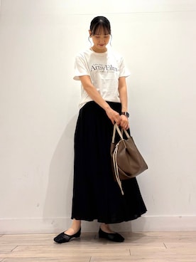 「きれいめ派カットソー」｜amiさん（レディース・160cm）の夏コーディネート