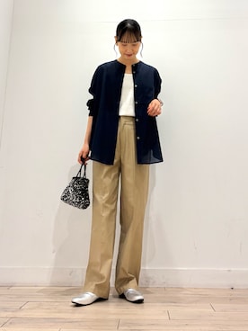 「アイテム（タンクトップ）」を使った、amiさん（レディース・160cm・30代）の夏コーディネート