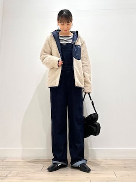 「アイテム（デニムジャケット）」を使った、amiさん（レディース・160cm）の夏コーディネート