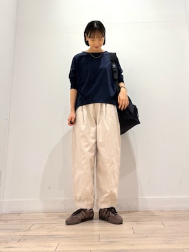 「アイテム（バックパック/リュック）」を使った、amiさん（レディース・160cm・30代）の秋コーディネート