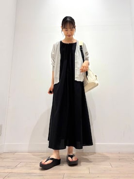 「アイテム（バックパック/リュック）」を使った、amiさん（レディース・160cm）の夏コーディネート