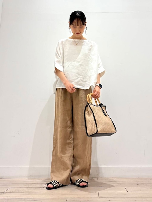 URBAN RESEARCH DOORS｜リネンレーヨンイージーパンツ | Rakuten