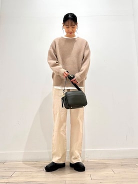 「FORK&SPOON（フォークアンドスプーン）のアイテム」を使った、amiさん（レディース・160cm）の冬コーディネート