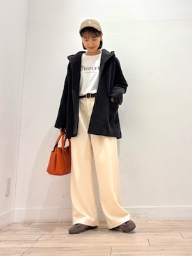 「アイテム（その他アウター）」を使った、amiさん（レディース・160cm・30代）の秋コーディネート