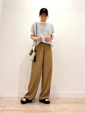 「SMELLY（スメリー）のアイテム」を使った、amiさん（レディース・160cm）の夏コーディネート