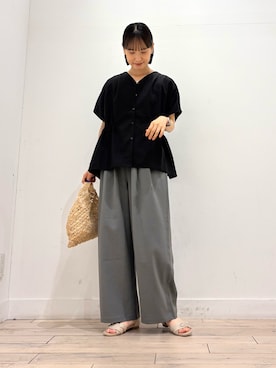 「URBAN RESEARCH DOORS（アーバンリサーチドアーズ）のアイテム（ネックレス）」を使った、amiさん（レディース・160cm）の夏コーディネート