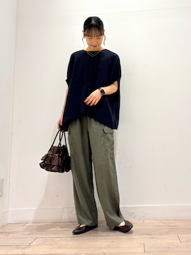 「アイテム（その他トップス）」を使った、amiさん（レディース・160cm）の夏コーディネート