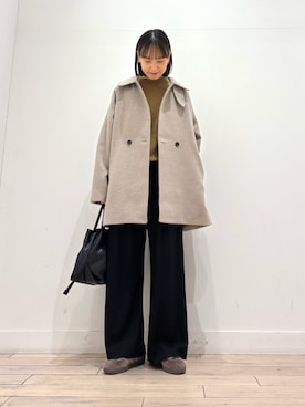 「アイテム（その他アウター）」を使った、amiさん（レディース・160cm・30代）の冬コーディネート