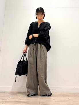 「ママコーディネート」｜amiさん（レディース・160cm）の春コーディネート