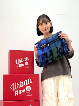 「ur_welcomeありがとうに会いに行く。」｜amiさん（レディース・160cm）の冬コーディネート