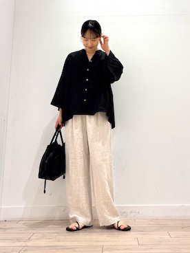 「URBAN RESEARCH DOORS（アーバンリサーチドアーズ）のアイテム（ネックレス）」を使った、amiさん（レディース・160cm）の夏コーディネート