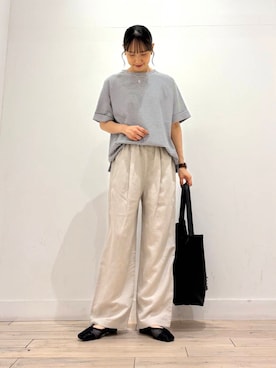 「ストレート×イエベ春」｜「アイテム（アクセサリー）」を使った、amiさん（レディース・160cm）の夏コーディネート