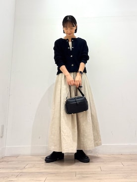 「アイテム（ブーツ）」を使った、amiさん（レディース・160cm）の秋コーディネート