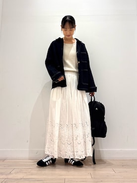 「アイテム（バックパック/リュック）」を使った、amiさん（レディース・160cm）の秋コーディネート
