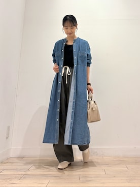 「アイテム（ワンピース/ドレス）」を使った、amiさん（レディース・160cm・30代）の秋コーディネート