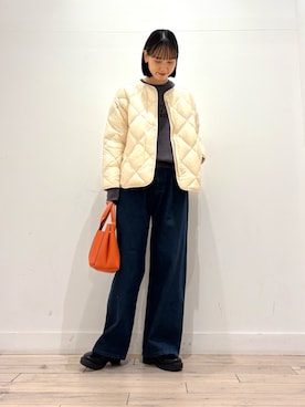 「アイテム（ブーツ）」を使った、amiさん（レディース・160cm・30代）の冬コーディネート