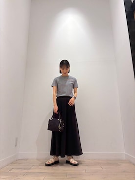 「PETIT BATEAU（プチバトー）のアイテム」を使った、amiさん（レディース・160cm）の夏コーディネート