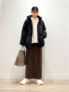 「アーバンリサーチドアーズ」｜amiさん（レディース・160cm）の冬コーディネート