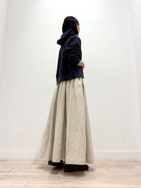 「アイテム（その他アウター）」を使った、amiさん（レディース・160cm）の秋コーディネート