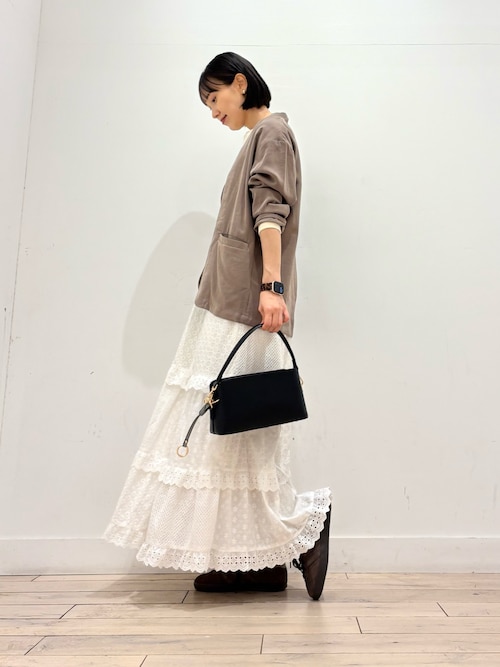 URBAN RESEARCH DOORS 新品未使用ノーカラージャケットベージュ ノーカラージャケット（ノーカラージャケット）｜URBAN RESEARCH