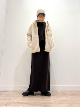 「アイテム（その他アウター）」を使った、amiさん（レディース・160cm）の秋コーディネート