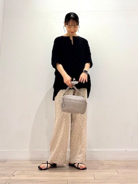 「SMELLY（スメリー）のアイテム」を使った、amiさん（レディース・160cm）の夏コーディネート