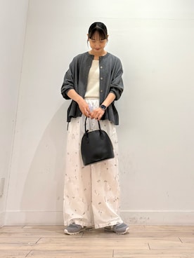 「URBAN RESEARCH DOORS（アーバンリサーチドアーズ）のアイテム（タンクトップ）」を使った、amiさん（レディース・160cm）の秋コーディネート