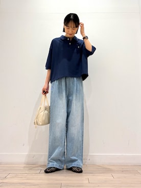 「かぐれ（カグレ）のアイテム」を使った、amiさん（レディース・160cm）の春コーディネート